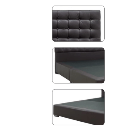 ฐานรองหัวเตียง 6 ฟุต WISDOM DESIGN FURNITURE รุ่น BONG BLANC สีดำ_2